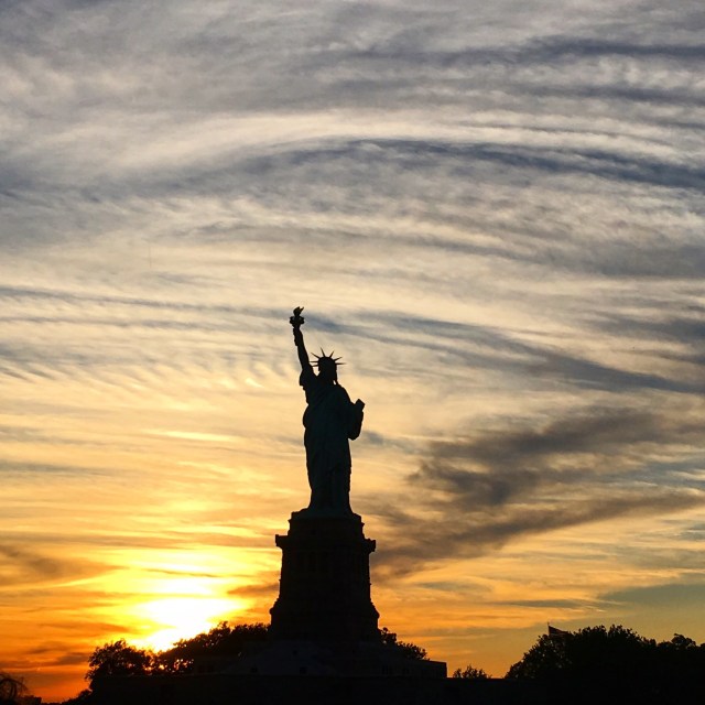 sunset liberty
